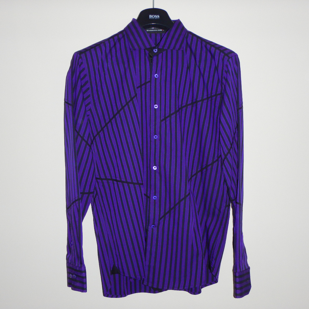 Purple stripped International Laundry Dress Shirt